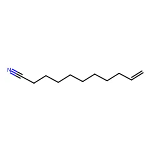 10-Undecenenitrile structure