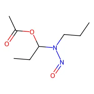 (1-Acetoxypropyl)propylnitrosamine structure