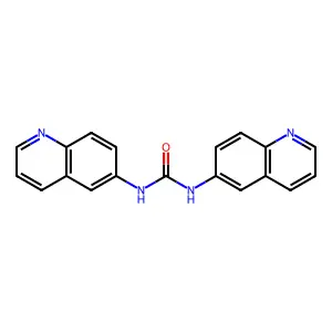 1,3-Di-6-quinolylurea structure