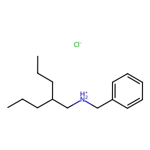 BENZYLAMINE, N-(2-PROPYL)PENTYL-, HYDROCHLORIDE structure