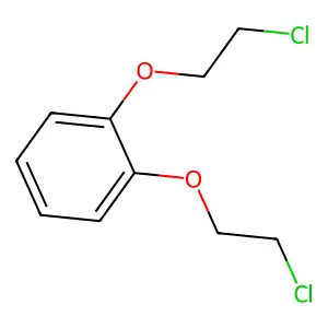 1,2-bis(2-chloroethoxy)benzene structure
