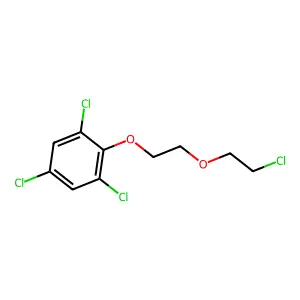 1,3,5-trichloro-2-[2-(2-chloroethoxy)ethoxy]benzene structure