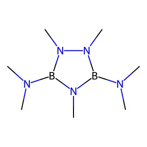 1,2,4,3,5-Triazadiborolidine-3,5-diamine, N,N,N',N',1,2,4-heptamethyl- structure