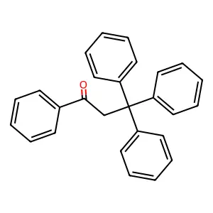 1,3,3,3-tetraphenylpropan-1-one structure