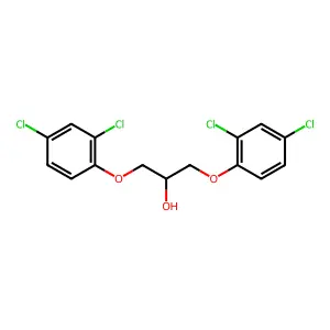 1,3-bis(2,4-dichlorophenoxy)propan-2-ol structure