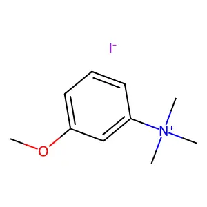 (3-methoxyphenyl)-trimethylazanium iodide structure