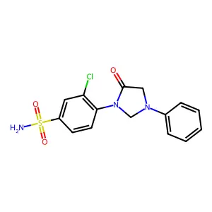 Compound C15H14ClN3O3S structure