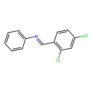1-(2,4-dichlorophenyl)-N-phenylmethanimine structure