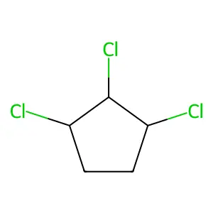 1,2,3-trichlorocyclopentane structure