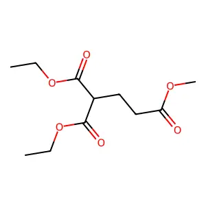1,1-diethyl 3-methyl propane-1,1,3-tricarboxylate structure