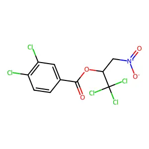 (1,1,1-trichloro-3-nitropropan-2-yl) 3,4-dichlorobenzoate structure