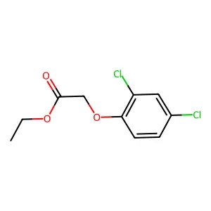 ethyl 2-(2,4-dichlorophenoxy)acetate structure