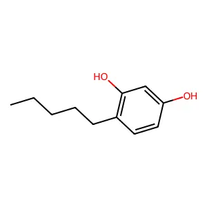 4-Pentylresorcinol structure