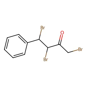 1,3,4-tribromo-4-phenylbutan-2-one structure