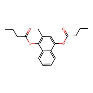 Menadiol dibutyrate structure