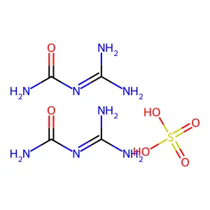 Dicyanodiamidine sulfate structure