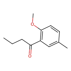1-(2-methoxy-5-methylphenyl)butan-1-one structure
