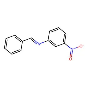 N-Benzylidene-3-nitroaniline structure