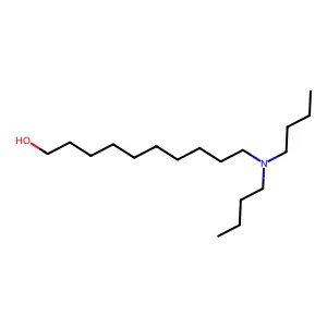 10-(dibutylamino)decan-1-ol structure
