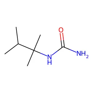 1-(2,3-dimethylbutan-2-yl)urea structure