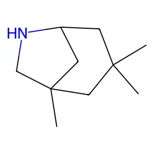 1,3,3-TRIMETHYL-6-AZABICYCLO[3.2.1]OCTANE structure