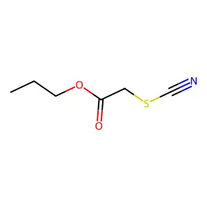 Propyl thiocyanatoacetate structure