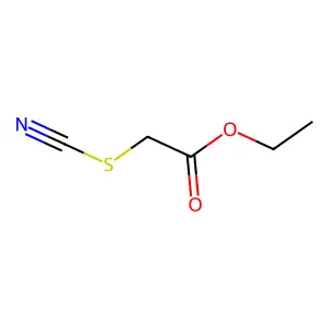 Thiocyanatoacetic acid ethyl ester structure