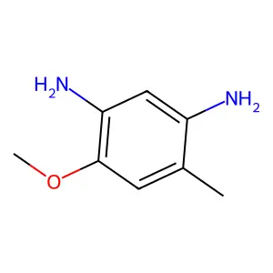 1,3-Benzenediamine, 4-methoxy-6-methyl- structure