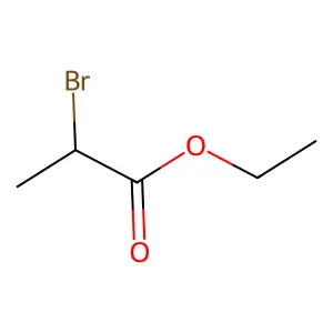 Ethyl 2-bromopropionate structure