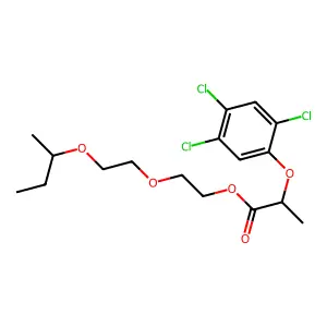 Compound C17H23Cl3O5 structure