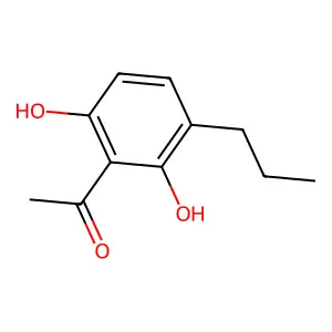 1-(2,6-dihydroxy-3-propylphenyl)ethanone structure