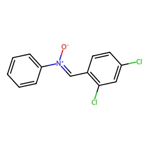 1-(2,4-dichlorophenyl)-N-phenylmethanimine oxide structure