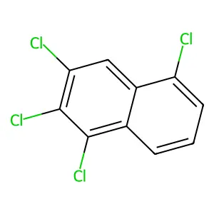1,2,3,5-Tetrachloronaphthalene structure