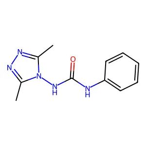 1-(3,5-dimethyl-1,2,4-triazol-4-yl)-3-phenylurea structure
