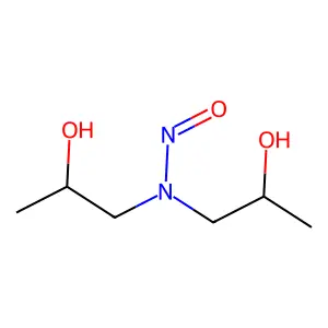 N,N-bis(2-hydroxypropyl)nitrous amide structure