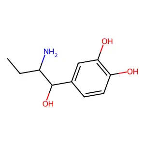Ethylnorepinephrine structure