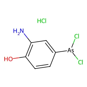 Dichlorophenarsine hydrochloride structure