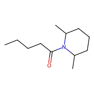 1-(2,6-dimethylpiperidin-1-yl)pentan-1-one structure