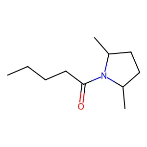 1-(2,5-dimethylpyrrolidin-1-yl)pentan-1-one structure