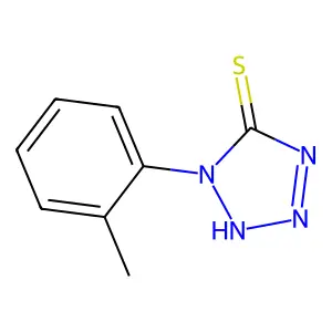 1-(2-methylphenyl)-2H-tetrazole-5-thione structure