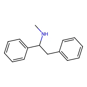 1,2-DIPHENYLETHYL-N-METHYLAMINE structure