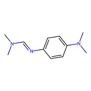 FORMAMIDINE, N,N-DIMETHYL-N'-(p-(DIMETHYLAMINO)PHENYL)- structure
