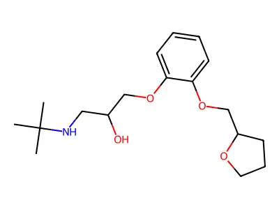 Bufetolol structure