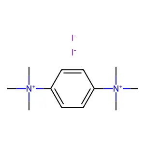 trimethyl-[4-(trimethylazaniumyl)phenyl]azanium diiodide structure