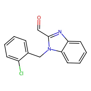 1-(2-CHLOROBENZYL)-1H-BENZIMIDAZOLE-2-CARBALDEHYDE structure