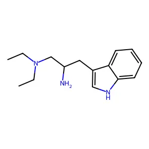INDOLE, 3-(2-AMINO-3-(DIETHYLAMINO)PROPYL)-, (S)- structure