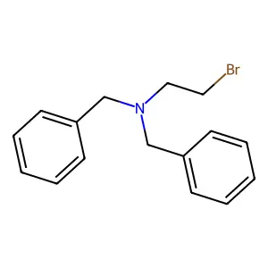 N,N-dibenzyl-2-bromoethanamine structure