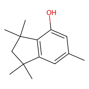 1,1,3,3,6-Pentamethylindan-4-ol structure