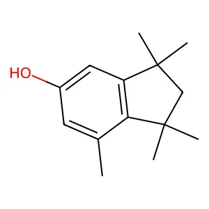 1,1,3,3,7-Pentamethylindan-5-ol structure