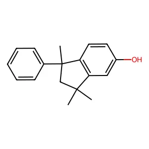 1,3,3-Trimethyl-1-phenylindan-5-ol structure